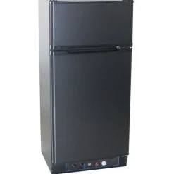 Kaasujääkaappi pakastelokerolla Ventus 168, 60cm, 129/25 l, musta - Sunwind Sale