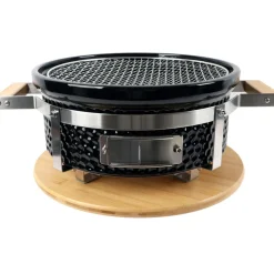 Kamado-grilli Kamado Korea/Hibachi BBQ, Ø28 cm, pöytämalli, musta - Easy Cooking Outlet