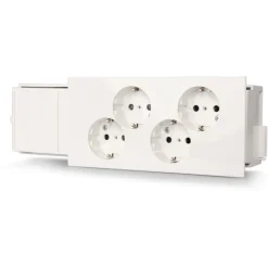 Ensto Kanavapistorasia Educt, 4S/16A/IP20, valkoinen New