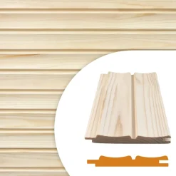 Karossipaneeli STK, 12x95x3280, sormijatkettu erikoismänty, ympäripontattu, puuvalmis - Aarni Outlet