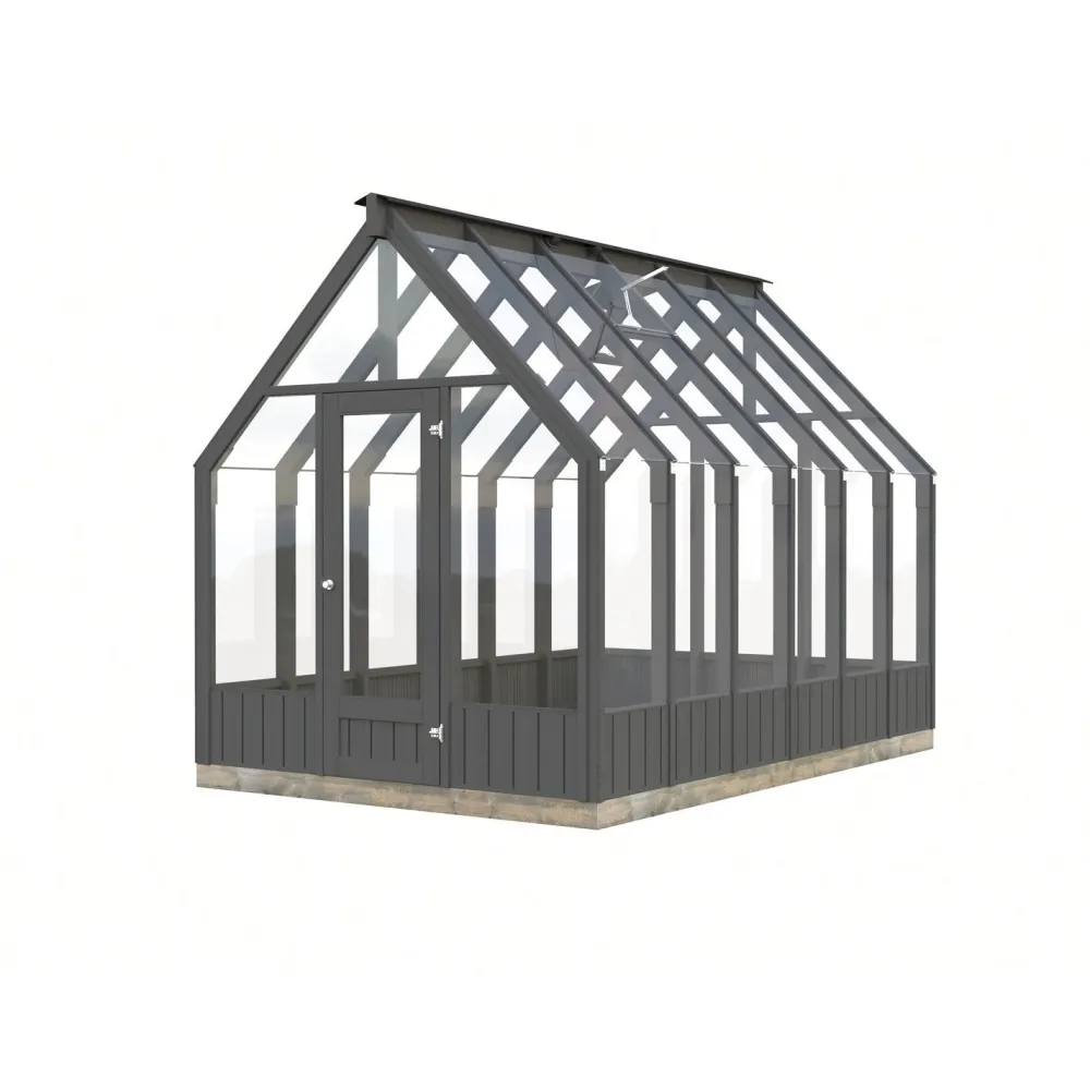 Kasvihuone Emilia 8,2 m2, turvalasi, puurunko - Palmako Best