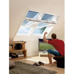 Kattoikkuna TripleProtect käsikäyttöinen lapeikkuna 134 cm x 140 cm - Velux Outlet