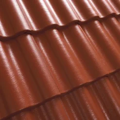 Kattotiili Palema 2-kouruinen Candor Terracottapunainen - Benders Online