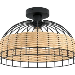 Eglo Kattovalaisin Vintage Anwick Ø380mm musta/puu Best