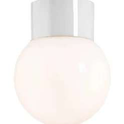 Kattovalaisin Classic Glob Ø150mm opaalilasi valkoinen suora IP54 - Ifö Electric