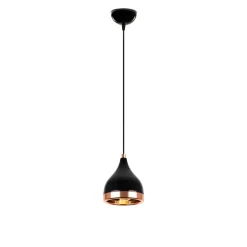 Kattovalaisin Yildo, musta/kupari - Linento Lighting Discount