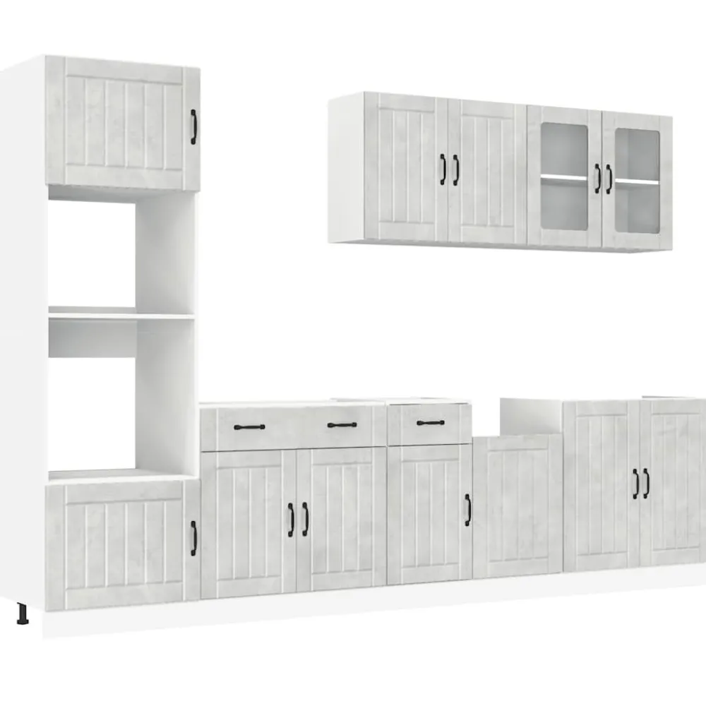 Keittiön kalustesarja, Kalmar, eri värejä (43816) - FinePRICE Clearance