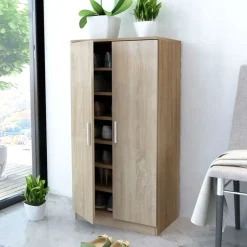 Kenkäkaappi 7 hyllyä tammi - FinePRICE Online