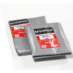 Kestopeite musta/harmaa 5x7 m (35 m²) 200 g/m² - Meltex Outlet