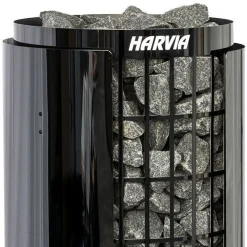 Kiukaan suojaseinä Cilindro PC70/PC90 Black Steel - Harvia Discount