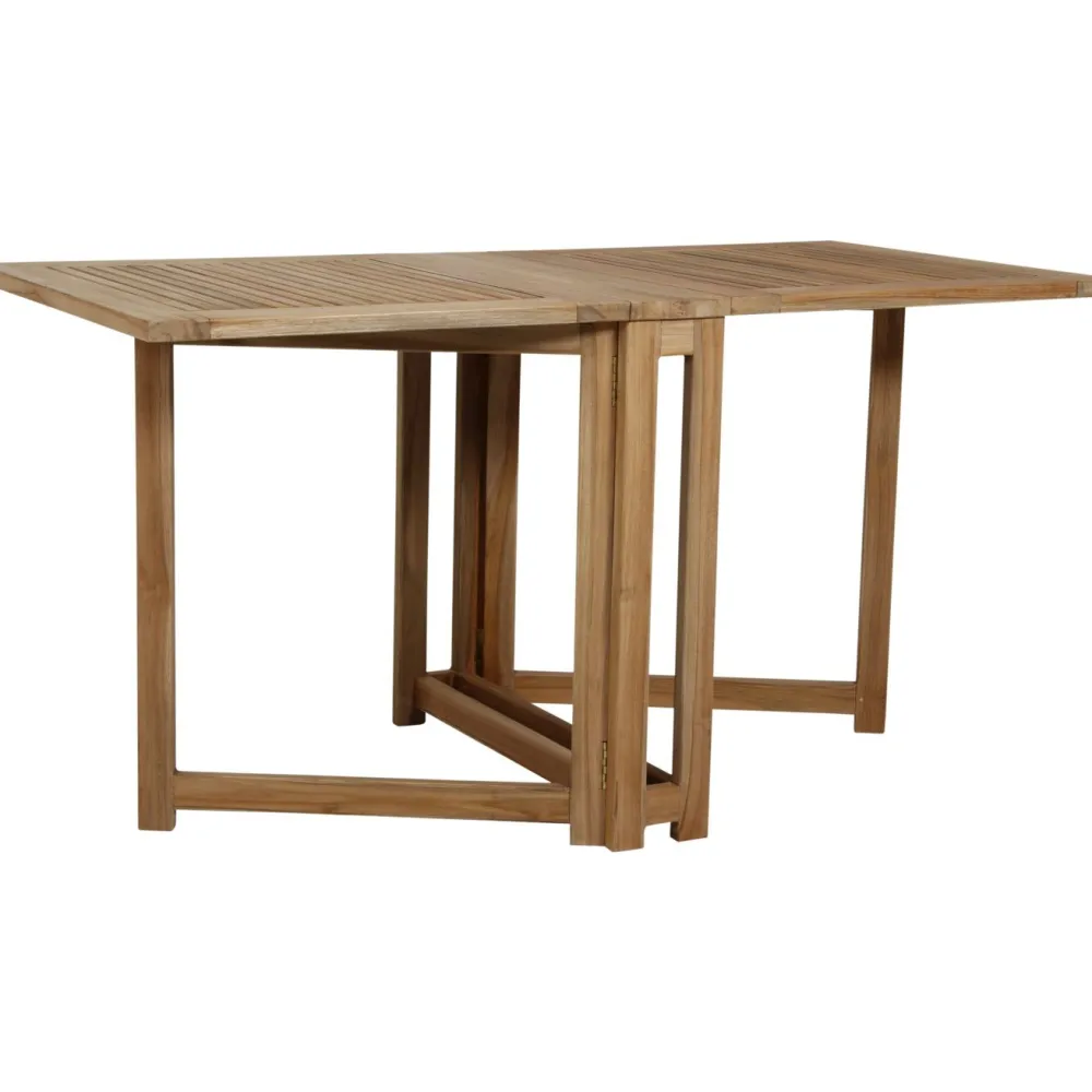Klaffipöytä terassille Turin, 70cm, tiikki - Brafab New