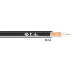 Koaksiaalikaapeli (rengas 100m) RG 59 (AJS 75-4) - Draka Sale