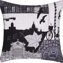 Koristetyynynpäällinen Helsinki, 43x43cm, harmaa - Vallila Best