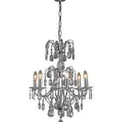 Kristallikruunu Barock, Ø50cm, kromi - Noor Online