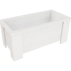 Kukkalaatikko 35x80x41cm, valkoinen - Miljöökoriste Clearance