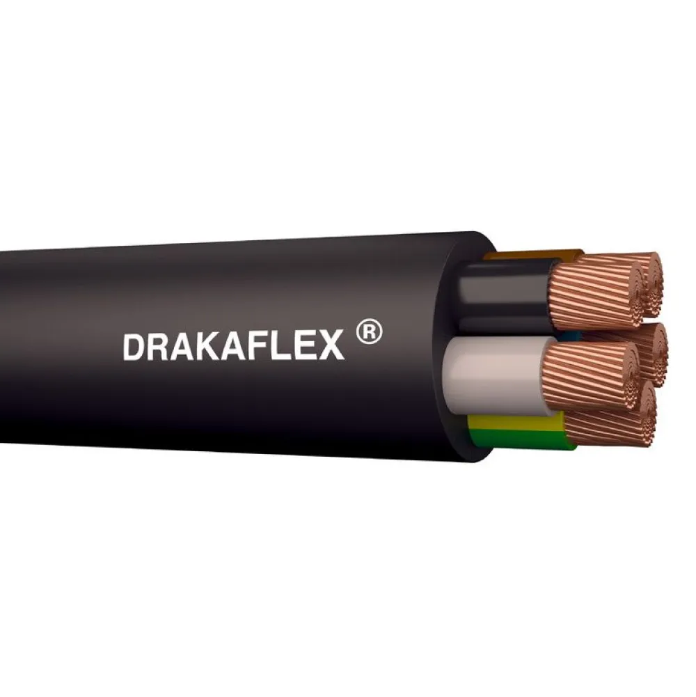 Draka Kumikaapeli FLEX H07RN-F 5x2,5 100 m