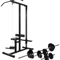 FinePRICE Kuntolaite levytanko- ja käsipainosarjalla 30,5 kg