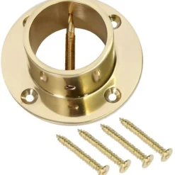 Piippo Köyden seinäkiinnike Ø 36mm messinki New