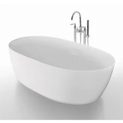 Bathlife Kylpyamme Ideal Oval 1600 mm valkoinen