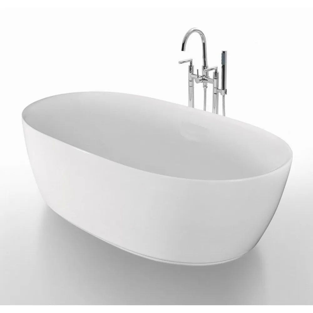Bathlife Kylpyamme Ideal Oval 1600 mm valkoinen