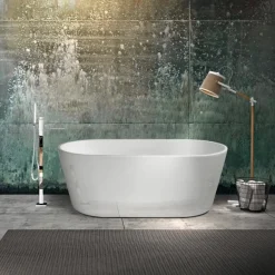 Kylpyamme Lugn 1600x800 mm valkoinen - Bathlife Outlet