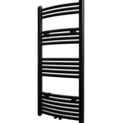 Kylpyhuoneen keskuslämmitys pyyheteline kaareva 500x1160 mm - FinePRICE New