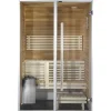Harvia Kylpyhuonesauna Sirius Formula 1200x1240mm eri materiaaleja lämpökäsitelty panelointi