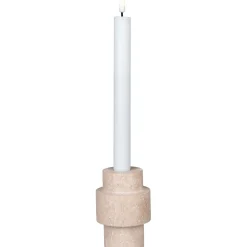 Kynttilänjalka , ø7x10cm, sylinteri, travertiini - House Nordic Hot