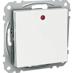 6/1-kytkin Exxct LED-indikoinnilla UKJ valkoinen - Schneider Electric New