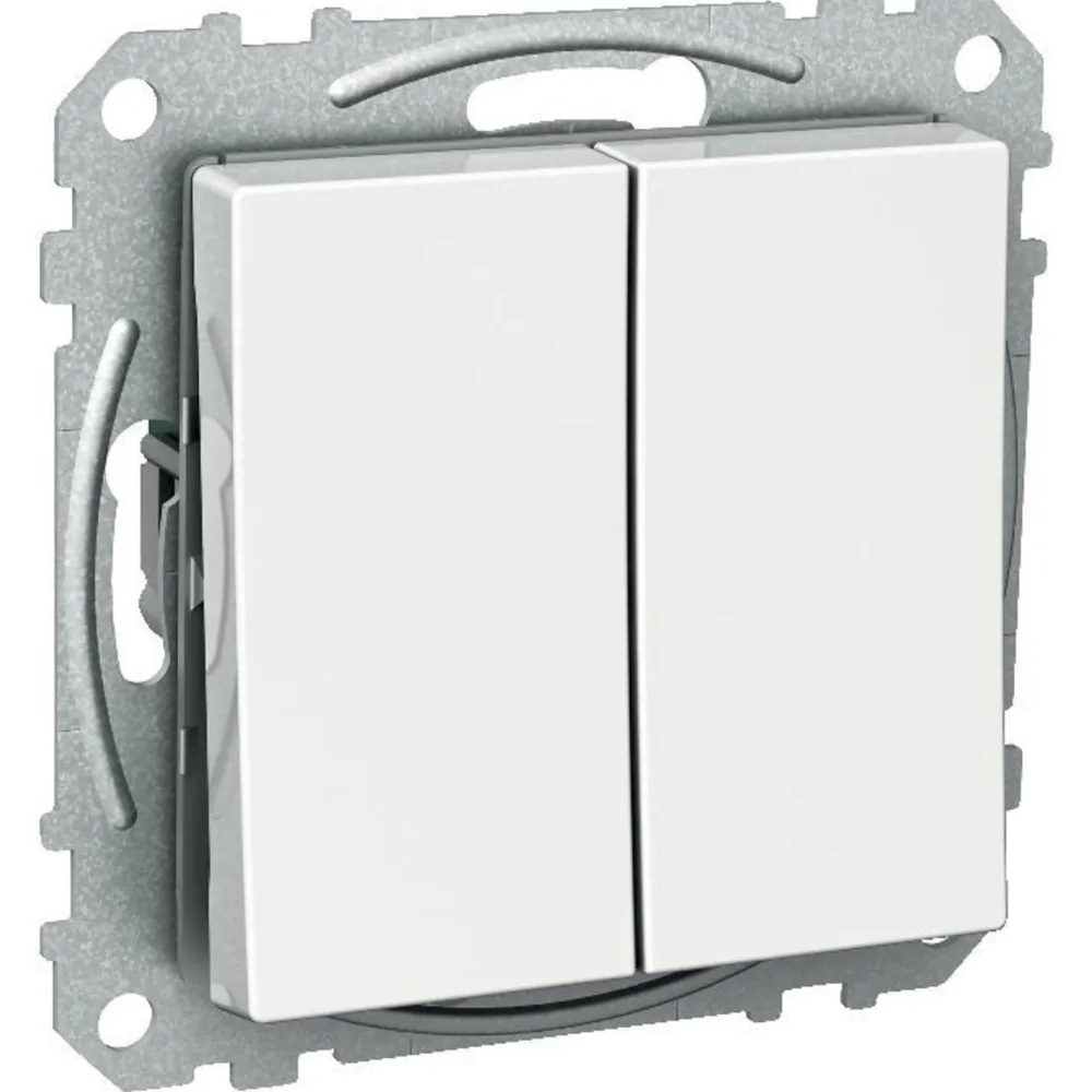 Kytkin 6+6 0X UKJ valkoinen Exxact - Schneider Electric Hot