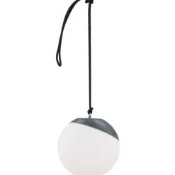 Ladattava riippuvalaisin Doris, ulkokäyttöön, ø20x19cm, musta/valkoinen - Venture Home Hot