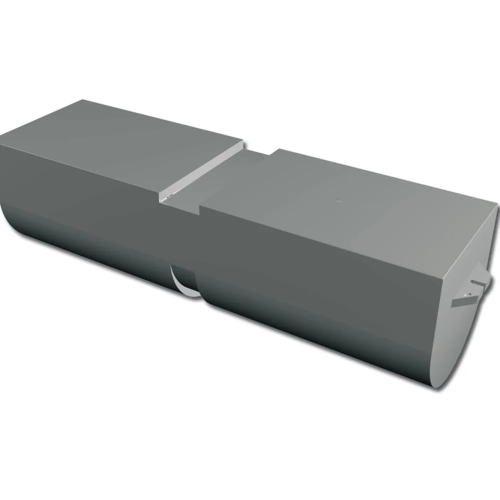 Laituriponttoni Nassikka 35x35x120 cm harmaa - Inora Discount