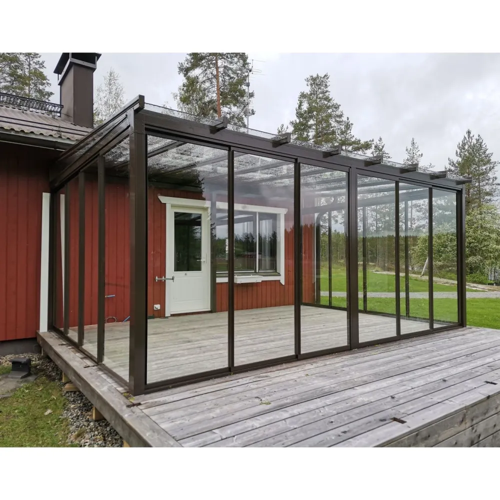 Lasiterassi 6x3 6000x3000 mm eri värejä - Maakunnan Lasi New