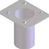 Etherma Latausaseman tolpan adapteri SJ-08 betonijalustalle New