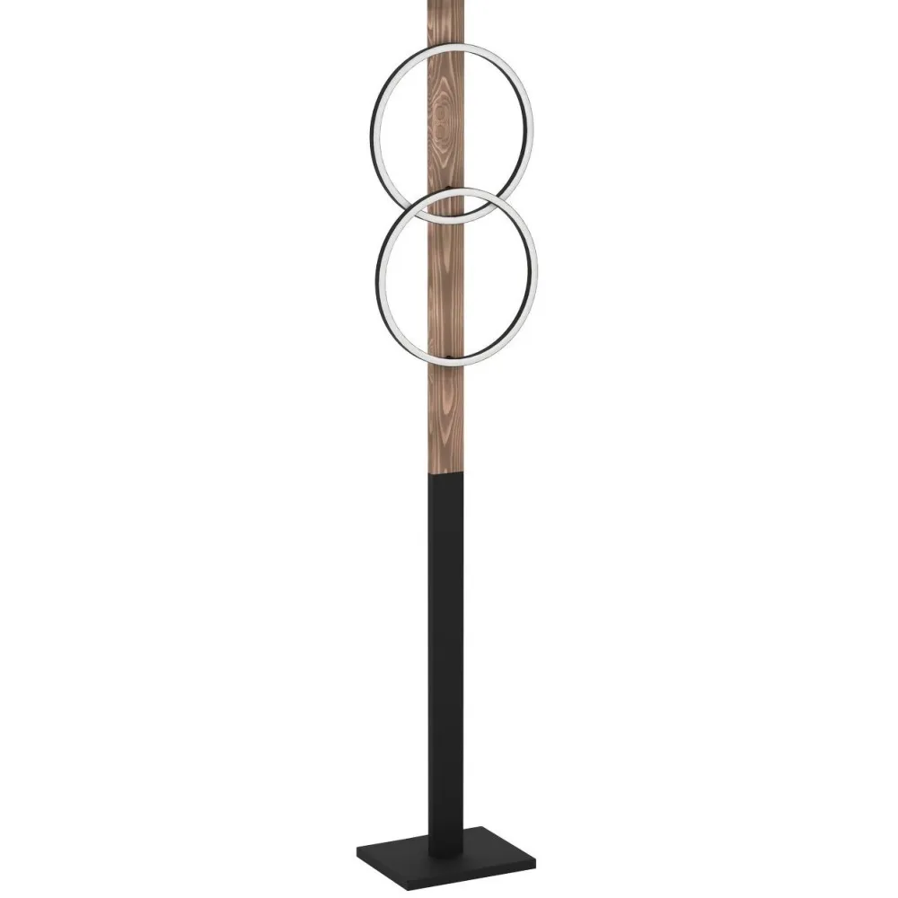 Eglo Lattiavalaisin Boyal, 150cm, 2xLED 12W, IP20, musta/puu