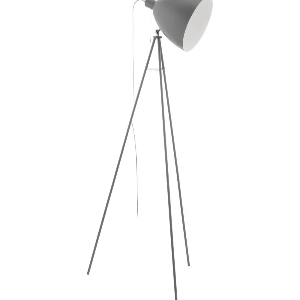 Lattiavalaisin Dundee 135.5cm E27 maks. 60W harmaa - Eglo Outlet