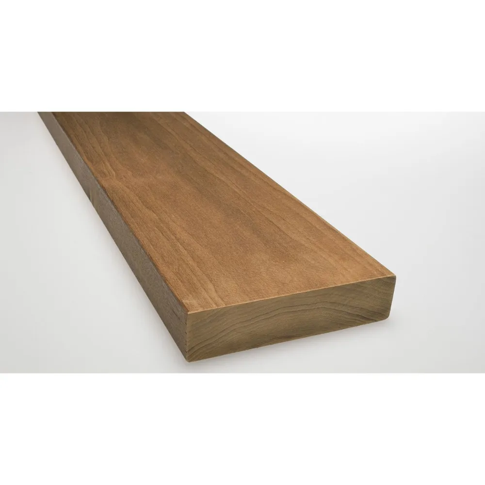 Laudelauta 28x118x2100 mm lämpökäsitelty haapa - Karava Discount