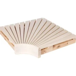 Lauteiden kulmaelementti , haapa, 140x400mm, eri pituuksia - Jokiwood Hot