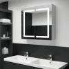 Led kylpyhuoneen peilikaappi 80x12,2x68 cm - FinePRICE Clearance