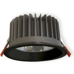 LED-alasvalo OPUS OPU45LBL IP65 4500 lm 840 musta karkaistulla lasikuvulla ulkokäyttöön - Ensto Sale