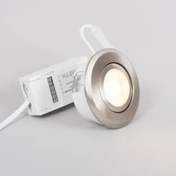 LED-alasvalo Pallas, 6W, 450lm, IP44, 60°, himmennettävä, kromi, eri vaihtoehtoja - FTLight
