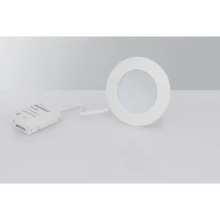 Malmbergs LED-alasvalo MD-232 10W, IP44, valkoinen New