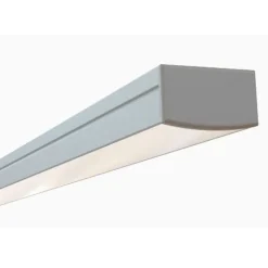 LED-asennuslista Wide läpikuultava kansi 2000x23,5x13 mm alumiini - FTLight