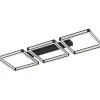 Eglo LED-Kattovalaisin Altaflor 3-osainen 100x31,5cm musta New