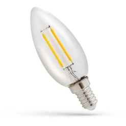 Spectrum LED-kynttilälamppu E14 1W 230V kirkas, eri värilämpötiloja Discount