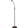 Aneta Lighting LED-lattiavalaisin Gusto himmennettävä musta/mattamessinki Sale