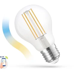 Spectrum LED-älylamppu E27 5W 230V COG CCT+DIM Wi-Fi 3000-6000K kirkas Best