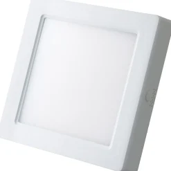 LED Energie LED-paneelivalaisin , 12W, 900lm, 3500K, pinta-asennettava, neliö, sisäänrakennettu liitäntälaite New