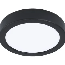 Eglo LED-Plafondi Fueva 5 4000K musta pyöreä pinta-asennettava vaihdettava LED eri kokoja Outlet