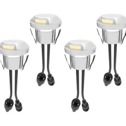 Llitt LED-porrasvalosarja Allan Steplight 4-osainen alumiini New
